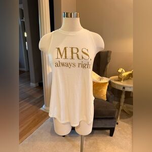 Love & Cherish Tank (NWOT) Size M